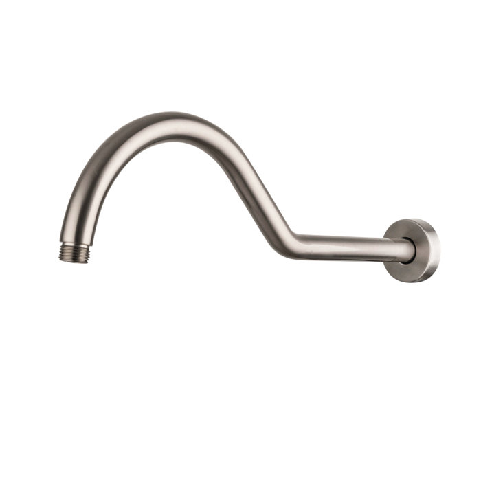 Dcolora Wall Mounted Solid Brass Gooseneck Shower Head Extension Arm